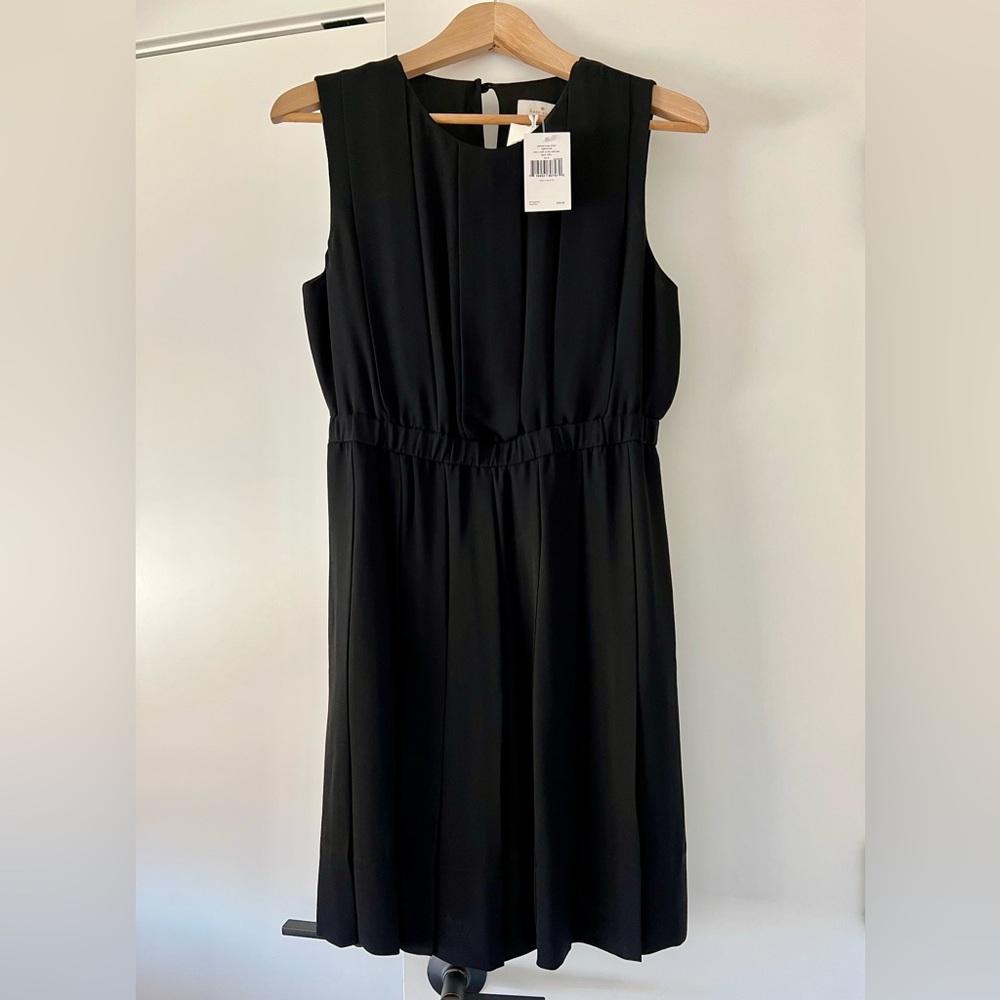 kate spade pleated crepe dress - with pockets!